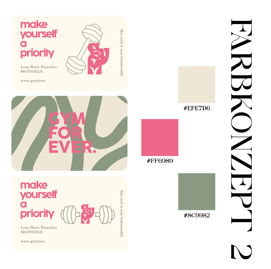Gymkarte Design Matcha